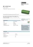 Datasheet for Phoenix Contact 1803714, EAN: 4017918046026
