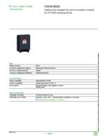 Datasheet for Schneider Electric VW3A3600, EAN: 3606480967146