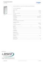 Datasheet for Hager FWU51L, EAN: 3250610660287