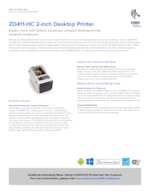 Datasheet for Zebra ZD4AH23-D0EE00EZ