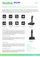 Datasheet for Yealink 1308070, EAN: 6938818308268