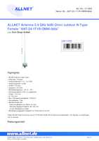 Datasheet for Allnet ANT-24-1T1R-OMNI-8dbi, EAN: 4038816211859