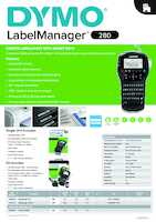 Datasheet for DYMO 2091152, EAN: 3026980911522