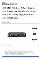 Datenblatt zu LevelOne GES-2105P, EAN: 4015867229194