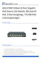 Datenblatt zu LevelOne GES-2108P, EAN: 4015867229200