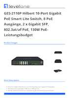 Datenblatt zu LevelOne GES-2110P, EAN: 4015867229217