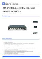 Datasheet for LevelOne GES-2108, EAN: 4015867229248