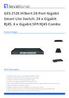 Datasheet for LevelOne GES-2128, EAN: 4015867229286