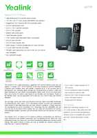 Datasheet for Yealink 1302027, EAN: 6938818310278