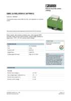 Datasheet for Phoenix Contact 2952363, EAN: 4017918084462