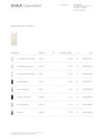 Datenblatt zu Gira 219501, EAN: 4010337012313