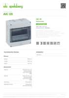 Datasheet for Spelsberg 73640901, EAN: 4013902890729