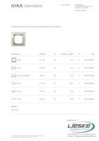 Datasheet for Gira 0211776, EAN: 4010337069591
