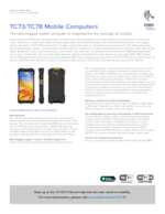 Datenblatt zu Zebra TC7301-0T1J4B1000-A6