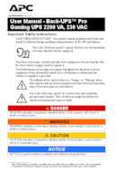 Datenblatt zu APC BGM2200-UK, EAN: 0731304634799