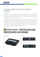 Datasheet for Aten VE3912T, EAN: 4719264649851