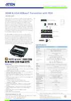 Datasheet for Aten VE2812AT, EAN: 4719264649639