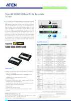 Datasheet for Aten VE1830, EAN: 4719264642630