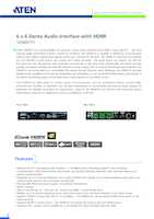 Datasheet for Aten VE66DTH, EAN: 4719264649806