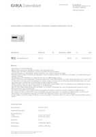 Datenblatt zu Gira 232029, EAN: 4010337107774