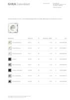 Datasheet for Gira 417003, EAN: 4010337094722