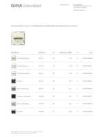 Datasheet for Gira 441401, EAN: 4010337094388