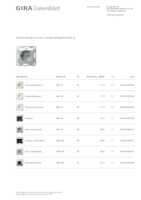 Datasheet for Gira 445726, EAN: 4010337093312