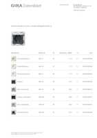 Datasheet for Gira 445728, EAN: 4010337093336