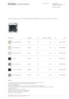 Datasheet for Gira 446228, EAN: 4010337093411