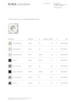 Datasheet for Gira 446627, EAN: 4010337095125