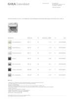 Datasheet for Gira 455726, EAN: 4010337094289