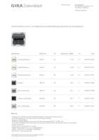 Datasheet for Gira 475428, EAN: 4010337114208