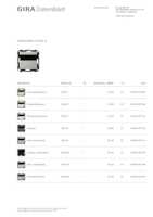 Datasheet for Gira 2320600, EAN: 4010337107767