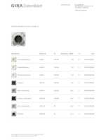 Datasheet for Gira 4188600, EAN: 4010337092964