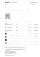 Datasheet for Gira 4422015, EAN: 4010337092315