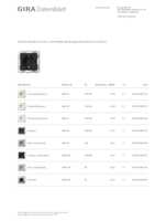 Datasheet for Gira 4453005, EAN: 4010337093701