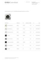 Datasheet for Gira 4453600, EAN: 4010337093787