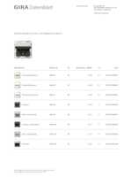 Datasheet for Gira 4454600, EAN: 4010337094104