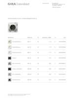 Datasheet for Gira 4457600, EAN: 4010337093343