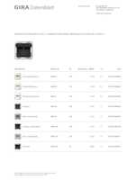 Datasheet for Gira 4488005, EAN: 4010337095798