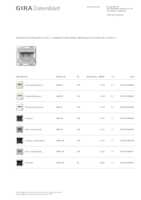 Datasheet for Gira 4488015, EAN: 4010337095811