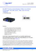 Datenblatt zu Allnet ALL-MC116VDSL2, EAN: 4038816114549