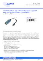 Datenblatt zu Allnet ALL-NC-1GPD-USBC, EAN: 4038816211583