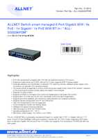 Datasheet for Allnet ALL-SG8206PDM, EAN: 4038816212818