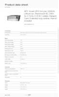 Datenblatt zu APC SRTL2200RM4UXLI-NC, EAN: 0731304508984