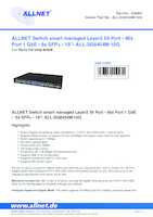 Datasheet for Allnet ALL-SG8454M-10G, EAN: 4038816119230