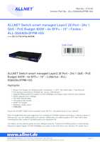 Datasheet for Allnet ALL-SG8428v2FPM-10G, EAN: 4038816213136