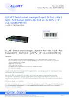 Datasheet for Allnet ALL-SG8454PM-10G, EAN: 4038816215260