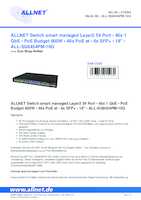 Datenblatt zu Allnet ALL-SG8454PM-10G, EAN: 4038816215260