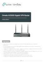 Datasheet for TP-Link ER706W(EU), EAN: 4895252500691